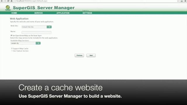 How to overlay with OpenStreetMap using SuperGIS Server 3.2 смотреть онлайн