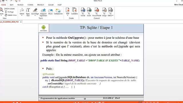 Android Studio (dev Mobile): Sqlite смотреть онлайн
