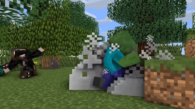 Minecraft Life : Zombie save Cute Girl | Zombie Life 20 - Minecraft Sad Animation смотреть онлайн