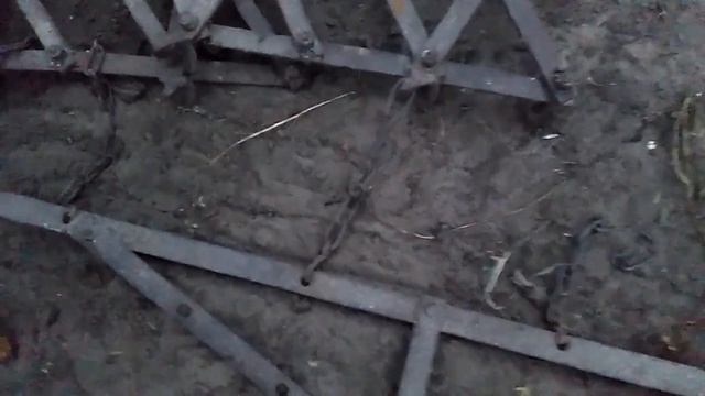 Старинная борона для мотоблока. смотреть онлайн