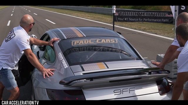 Porsche 9ff 911 997 Turbo 1600HP Acceleration 0-300km/h Extreme Fast #1 смотреть онлайн