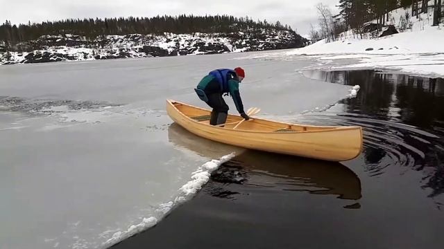 Каноэ на Ладоге весной смотреть онлайн