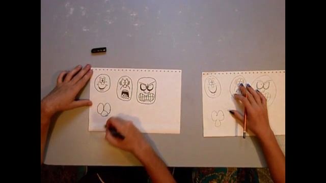 как рисовать радость, страх, гнев, симпатию, удовольствие смотреть онлайн