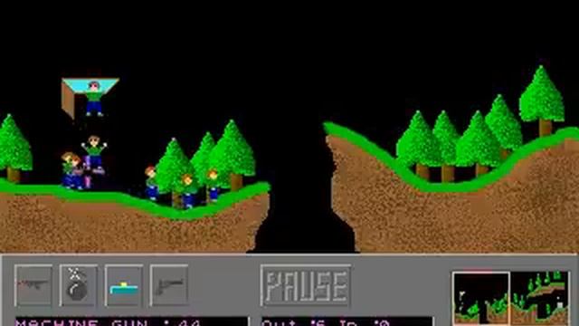 Lamers (Level 1) in DOSBox смотреть онлайн
