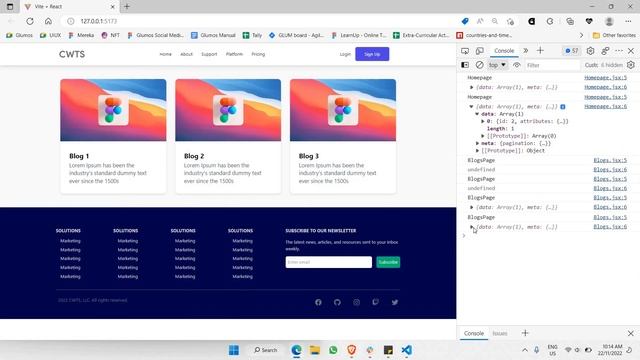 Build A Blog Website | React JS, Strapi CMS, Tailwind CSS | Part 11: Map through API смотреть онлайн