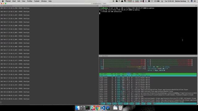 Python web multicore test with Sanic смотреть онлайн