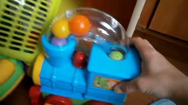 Игровой набор Devik Play Joy Паровоз с шариками смотреть онлайн