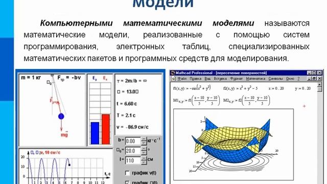 Понятие математической модели. Компьютерные эксперименты. смотреть онлайн