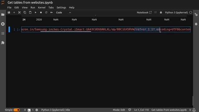 Extracting HTML Data Tables as Pandas Dataframes in Python смотреть онлайн