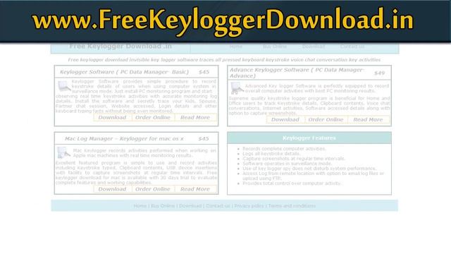 freekeyloggerdownload.in Free keylogger key logger download mac keystroke monitoring software смотреть онлайн
