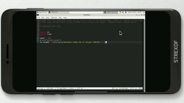 Cara buat script kirim virus trojan ke nomer sitarget⁉️ - Virus Trojan (Python,Termux) | Sulmad смотреть онлайн