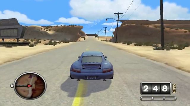 Cars: Mater-National: Hi-Octane Mod: Exploring Hub As Sally!