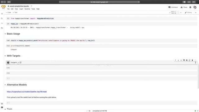 Implement and Train Word Prediction Transformer Models With Only a Few Lines of Code смотреть онлайн