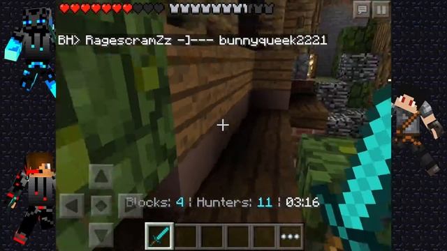 Planetcrafters play Minecraft PE BlockHunt! смотреть онлайн
