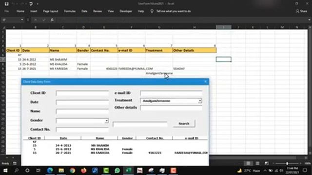 User form in MS Excel for small scale businesses to keep day to day record. Made in a simple way.. смотреть онлайн