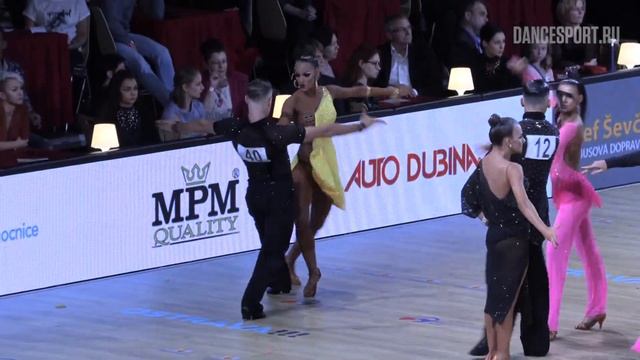 Andrii Kamyshnyi - Karina Shpakovskaya | Pasodoble | WDSF World Championship L 2018 | DanceSport.Ru смотреть онлайн
