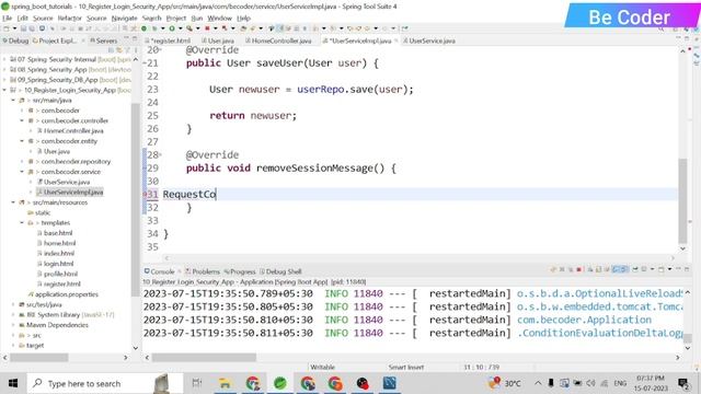 #24 Register & Login Page using Spring Security 6.0 | Spring Security 6.0 Tutorials in Hindi смотреть онлайн