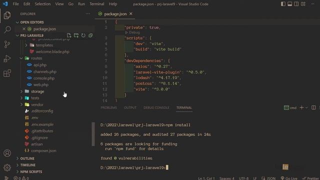 Belajar Laravel 9 - Asset Bundling (Vite) смотреть онлайн