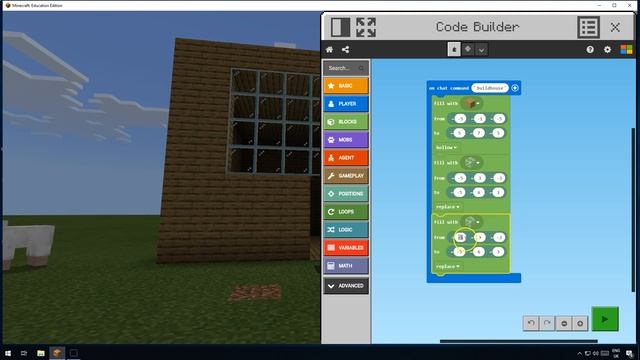 Minecraft Education Edition - How to Code a House смотреть онлайн