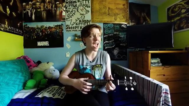 Louis Armstrong - What a Wonderful World - ukulele cover - unplugged смотреть онлайн