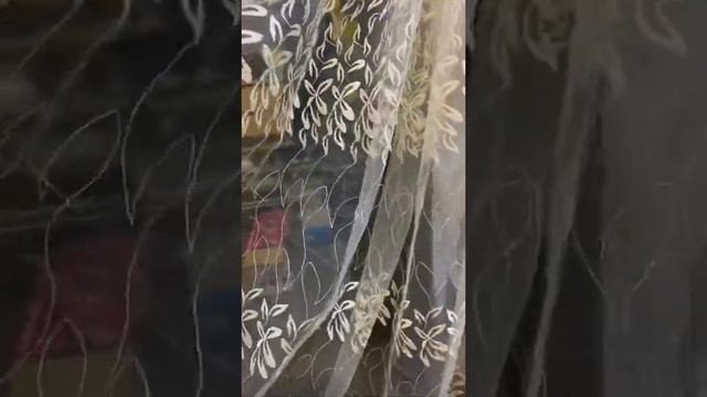 Тюль сетка вышивка смотреть онлайн