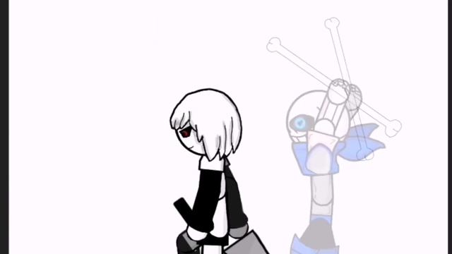 swap sans VS xtale chara(анимация рисуем мультфильмы 2) смотреть онлайн