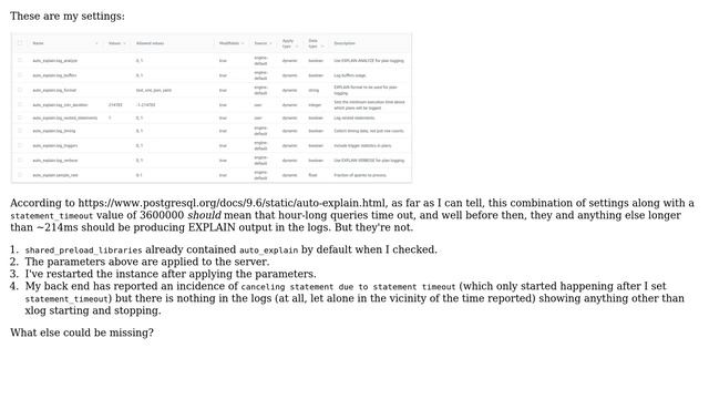 Databases: Why is PostgreSQL's auto-explain not working in AWS RDS? смотреть онлайн