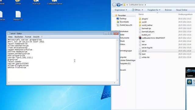 Craftbukkit Server erstellen 1.7.3 (Hamachi) 64bit смотреть онлайн