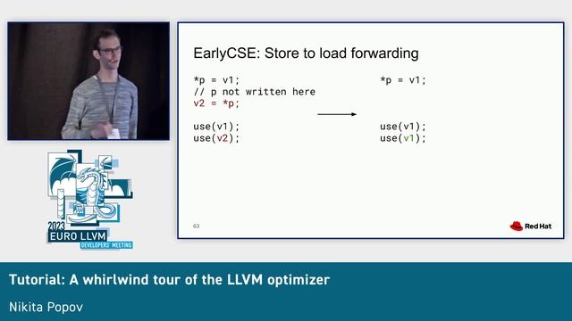 2023 EuroLLVM - Tutorial: A whirlwind tour of the LLVM optimizer смотреть онлайн