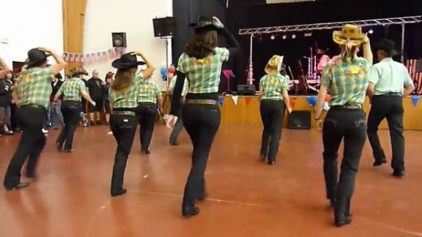 country road line dance
