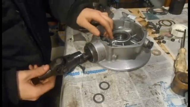 Разборка - сборка, заднего моста МТ. смотреть онлайн