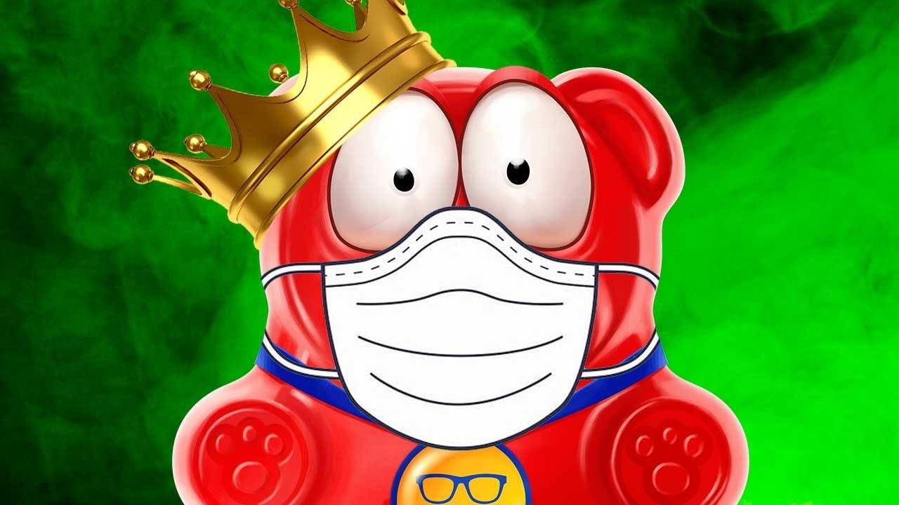 Корона маска и антисептик для желейного медведя Валеры смотреть онлайн