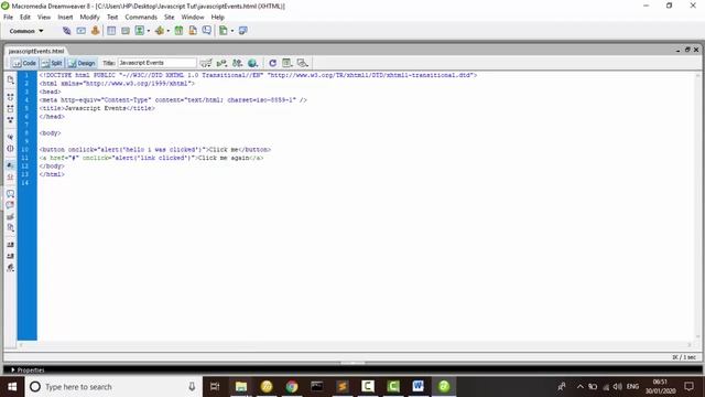 JavaScript Tutorial - 09 -Javascript Mouse events смотреть онлайн