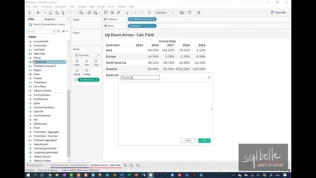 How to add dynamic up and down KPI arrows in Tableau - 2 ways | Tableau Quick Tip | sqlbelle смотреть онлайн