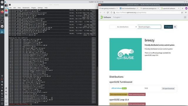 openSUSE Tumbleweed VM and kdesrc-build tutorial - September 2022 - e98fddfb смотреть онлайн