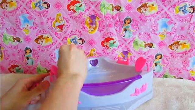 Мебель для куклы Барби "Ванная комната".Игровой набор для девочек. смотреть онлайн