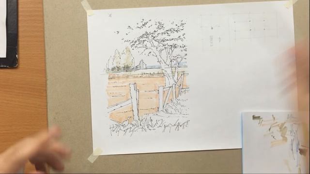 Как рисовать пейзаж маркерами. Мастер-класс