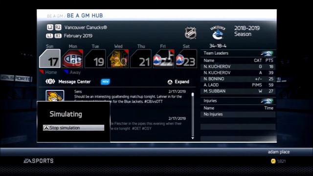 NHL 15 PS3 GM Mode Vancouver Canucks Episode 38 Co-MVPs смотреть онлайн