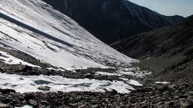 Спуск с вершины 3499 м. Хребет Чихачева. смотреть онлайн