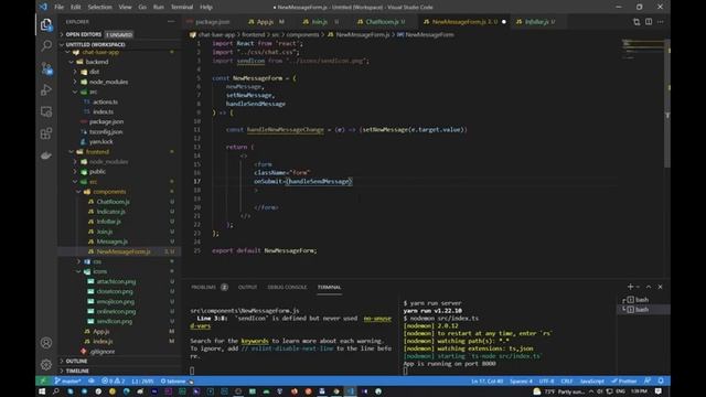 Luxe Chat Application with emoji, sending files and typing - Socket.io 4, ExpressJS and ReactJS смотреть онлайн