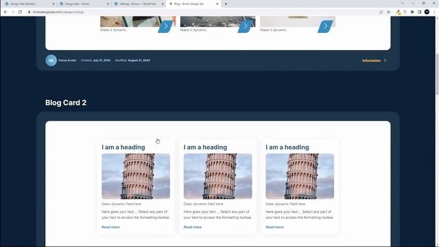 Bricks Builder Free Design Sets - How to access the default sets & connect to third party websites смотреть онлайн