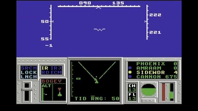 C64 - F14 Tomcat gameplay смотреть онлайн