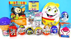 СЮРПРИЗ MIX! LOL Present Surprise, Чебурашка, Губка Боб, Smooshy Mushy Unboxing Kinder Surprise