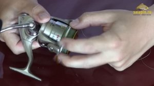 Фиксация дальности заброса с помощью клипсы на шпуле [salapinru]