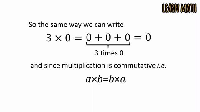 Why is zero multiplied by any number is zero? | Learn Math with Zain смотреть онлайн