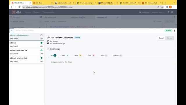 How to Define your dbt Materialization | dbt | Data Build Tool смотреть онлайн