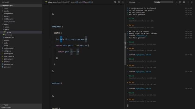 Learning Nuxt From Scratch - 02 Build a Blog смотреть онлайн