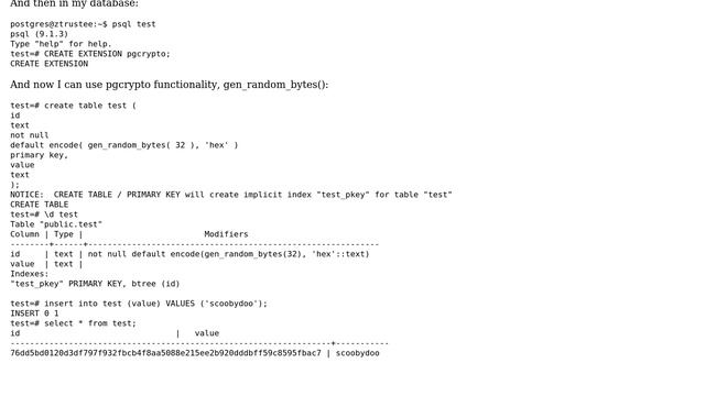 Databases: How do I install pgcrypto in PostgreSQL 8.4? (3 Solutions!!) смотреть онлайн