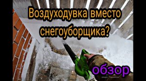 Электрическая воздуходувка DEKO DKBL3000 . Обзор и ТЕСТ на мусоре и снегу.