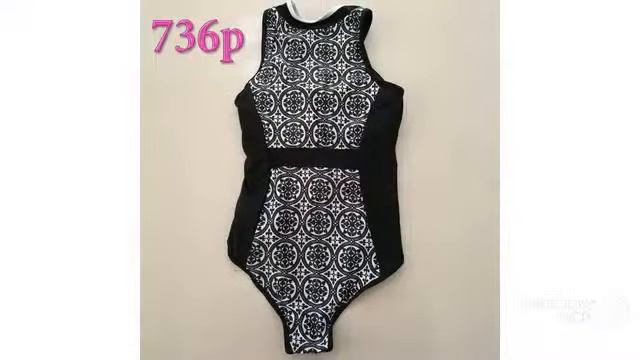 Женская одежда с AliExpress - Чёрный слитный купальник